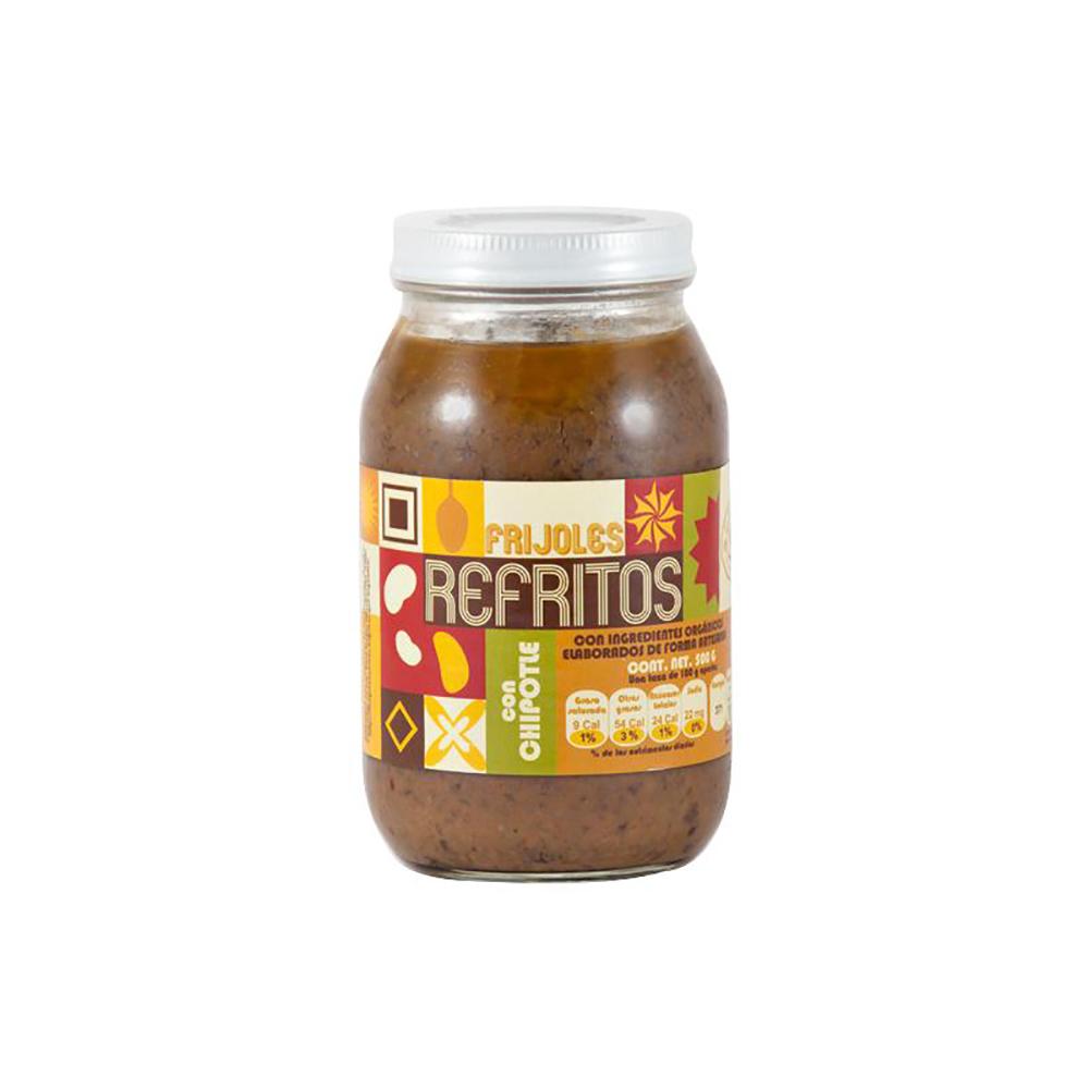 Frijoles Refritos Con Chipotle 500 G.