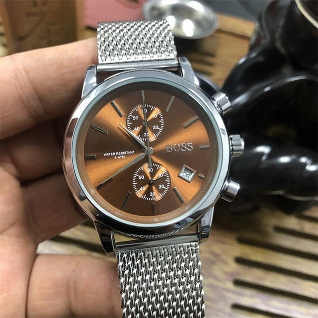 Timeflyz watch luxury fashtion mens watches 40mm quartz stopwatch All function Relogio all pointers work deisgner waterproof man