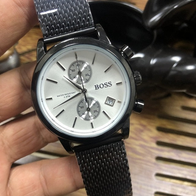 Timeflyz watch luxury fashtion mens watches 40mm quartz stopwatch All function Relogio all pointers work deisgner waterproof man