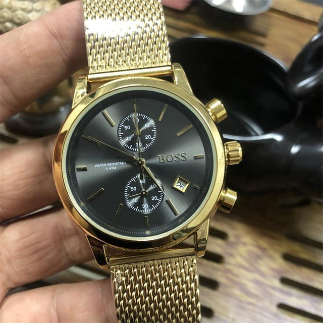 Timeflyz watch luxury fashtion mens watches 40mm quartz stopwatch All function Relogio all pointers work deisgner waterproof man