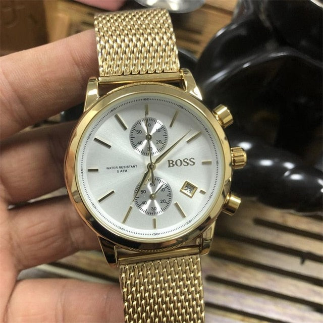 Timeflyz watch luxury fashtion mens watches 40mm quartz stopwatch All function Relogio all pointers work deisgner waterproof man