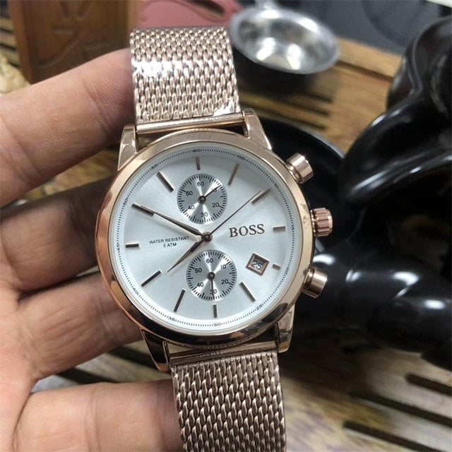 Timeflyz watch luxury fashtion mens watches 40mm quartz stopwatch All function Relogio all pointers work deisgner waterproof man