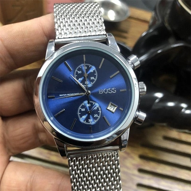 Timeflyz watch luxury fashtion mens watches 40mm quartz stopwatch All function Relogio all pointers work deisgner waterproof man