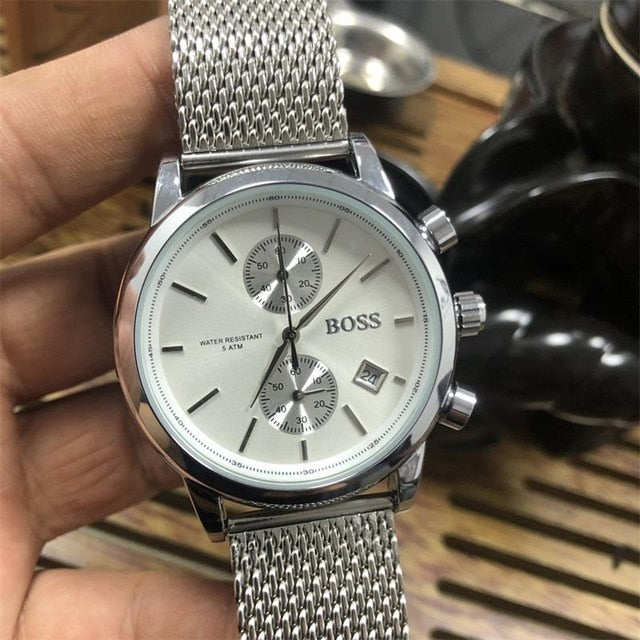 Timeflyz watch luxury fashtion mens watches 40mm quartz stopwatch All function Relogio all pointers work deisgner waterproof man