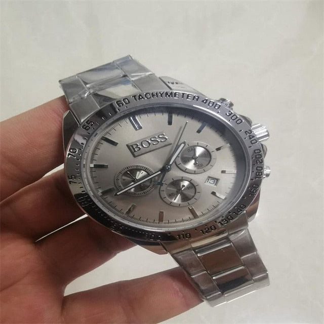 Timeflyz watch luxury fashtion mens watches 40mm quartz stopwatch All function Relogio all pointers work deisgner waterproof man