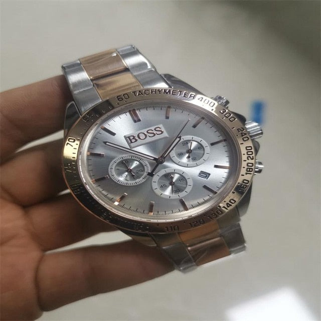 Timeflyz watch luxury fashtion mens watches 40mm quartz stopwatch All function Relogio all pointers work deisgner waterproof man
