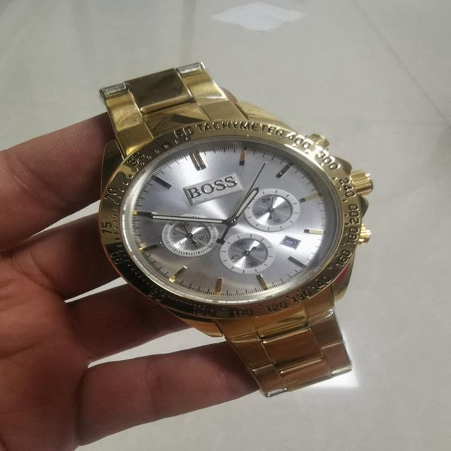 Timeflyz watch luxury fashtion mens watches 40mm quartz stopwatch All function Relogio all pointers work deisgner waterproof man