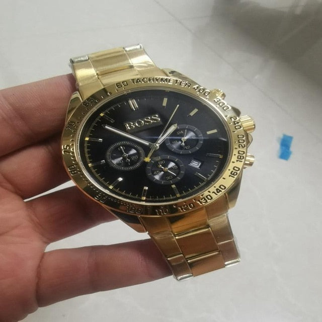 Timeflyz watch luxury fashtion mens watches 40mm quartz stopwatch All function Relogio all pointers work deisgner waterproof man