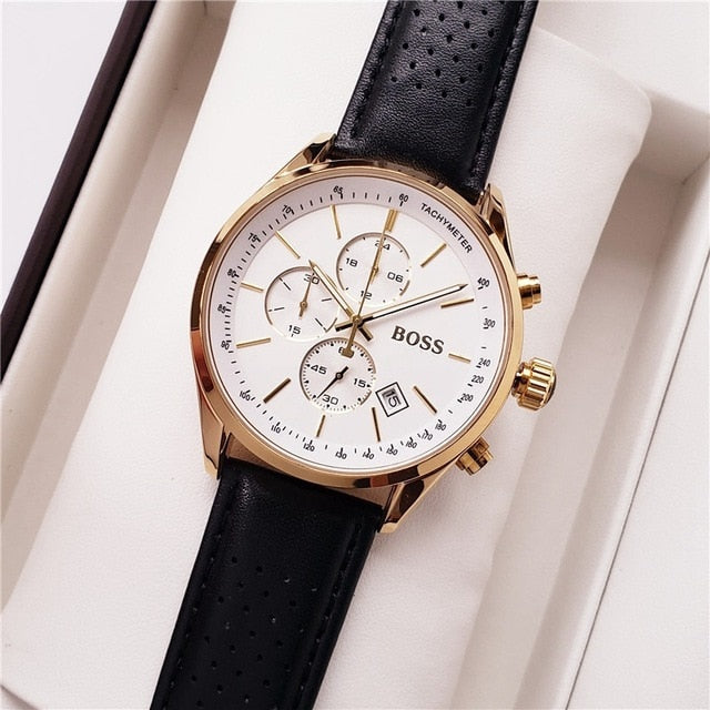 Timeflyz watch luxury fashtion mens watches 40mm quartz stopwatch All function Relogio all pointers work deisgner waterproof man