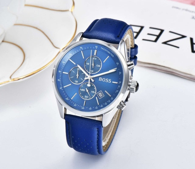 Timeflyz watch luxury fashtion mens watches 40mm quartz stopwatch All function Relogio all pointers work deisgner waterproof man