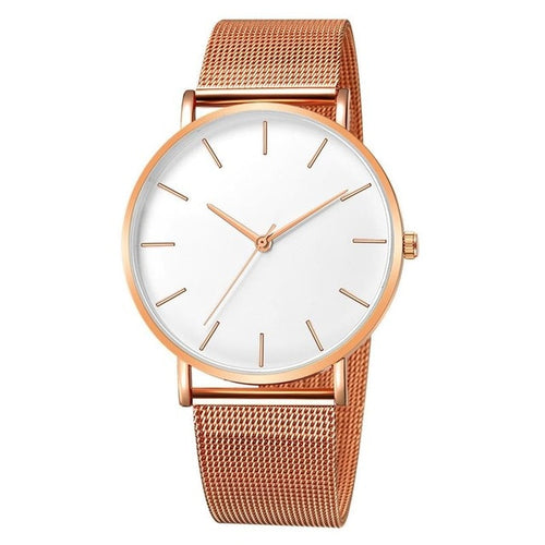 2019 Montre Femme Modern Women Watch Fashion Black Quartz Wristwatch Women Mesh Band Simple Watches Luxury Ladies Reloj Mujer